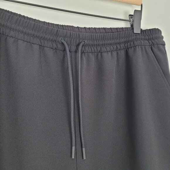 Athleta Promenade High Rise Cargo Pant Relaxed Wide Leg Pants Black Size L - Picture 9 of 14
